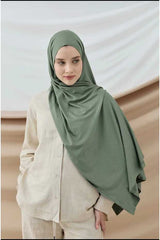 Soft Jersey Hijab Shawl - Lightweight & Comfortable - TryAladdin