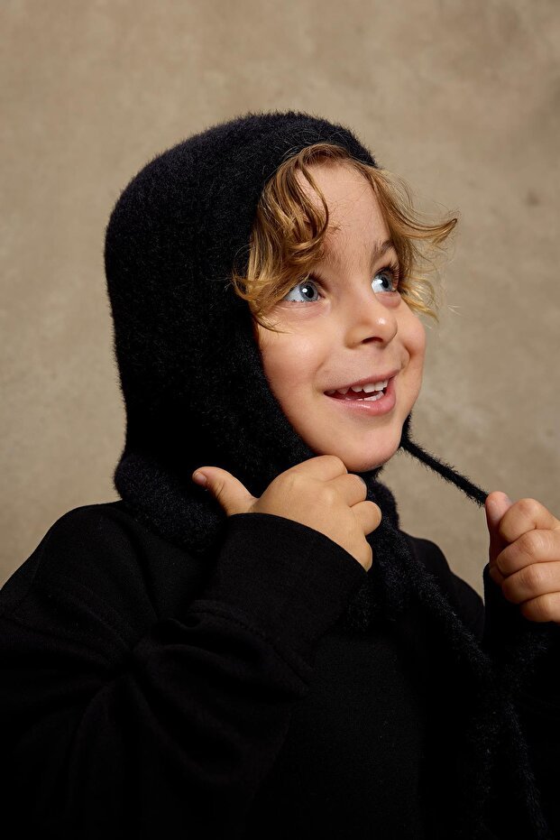 Soft Knit Balaclava Beanie - Adjustable String - TryAladdin