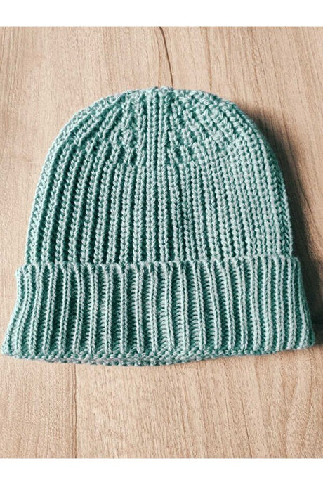 Soft Knitted Beanie - Stretchy Mint Hat for 1 Olds - TryAladdin