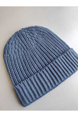 Soft Knitted Indigo Beanie for Babies & Kids - TryAladdin