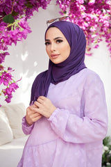 Soft & Lightweight Purple Jersey Scarf - TryAladdin