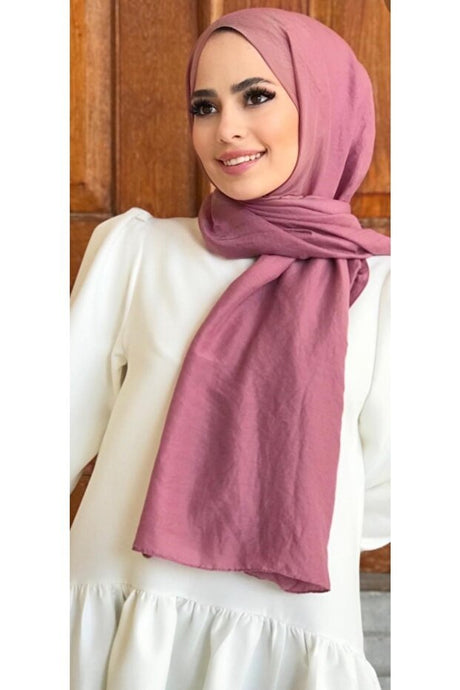 Soft Pink Cotton Jazz Shawl - TryAladdin