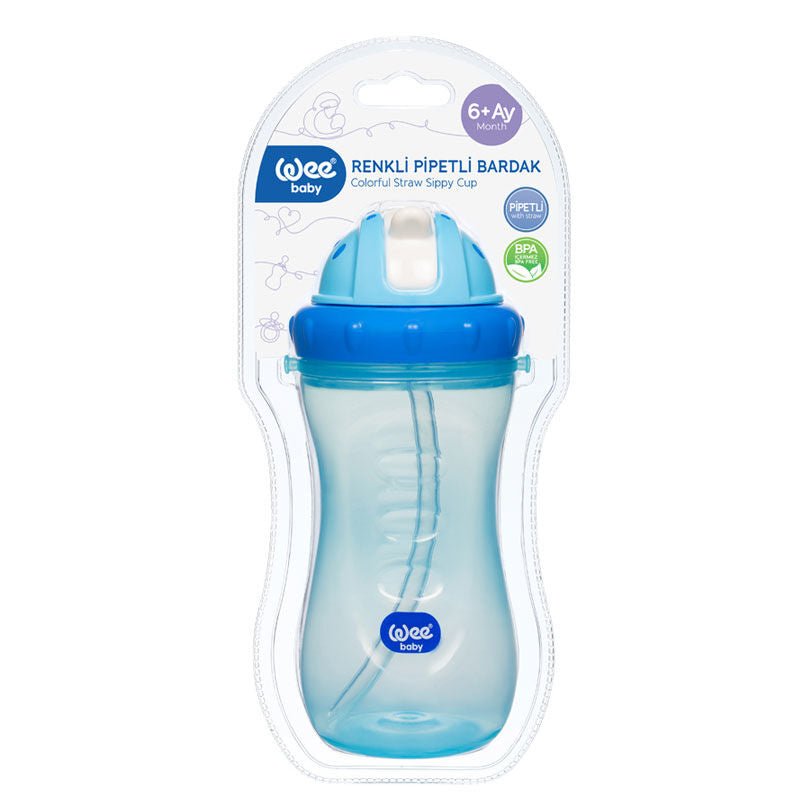 Soft Silicone Straw Cup - Leak - Proof & BPA - Free for 6 - 18 Months - TryAladdin