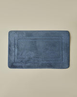 Premium Soft Step Non Slip Bath Mat 50x80cm Blue