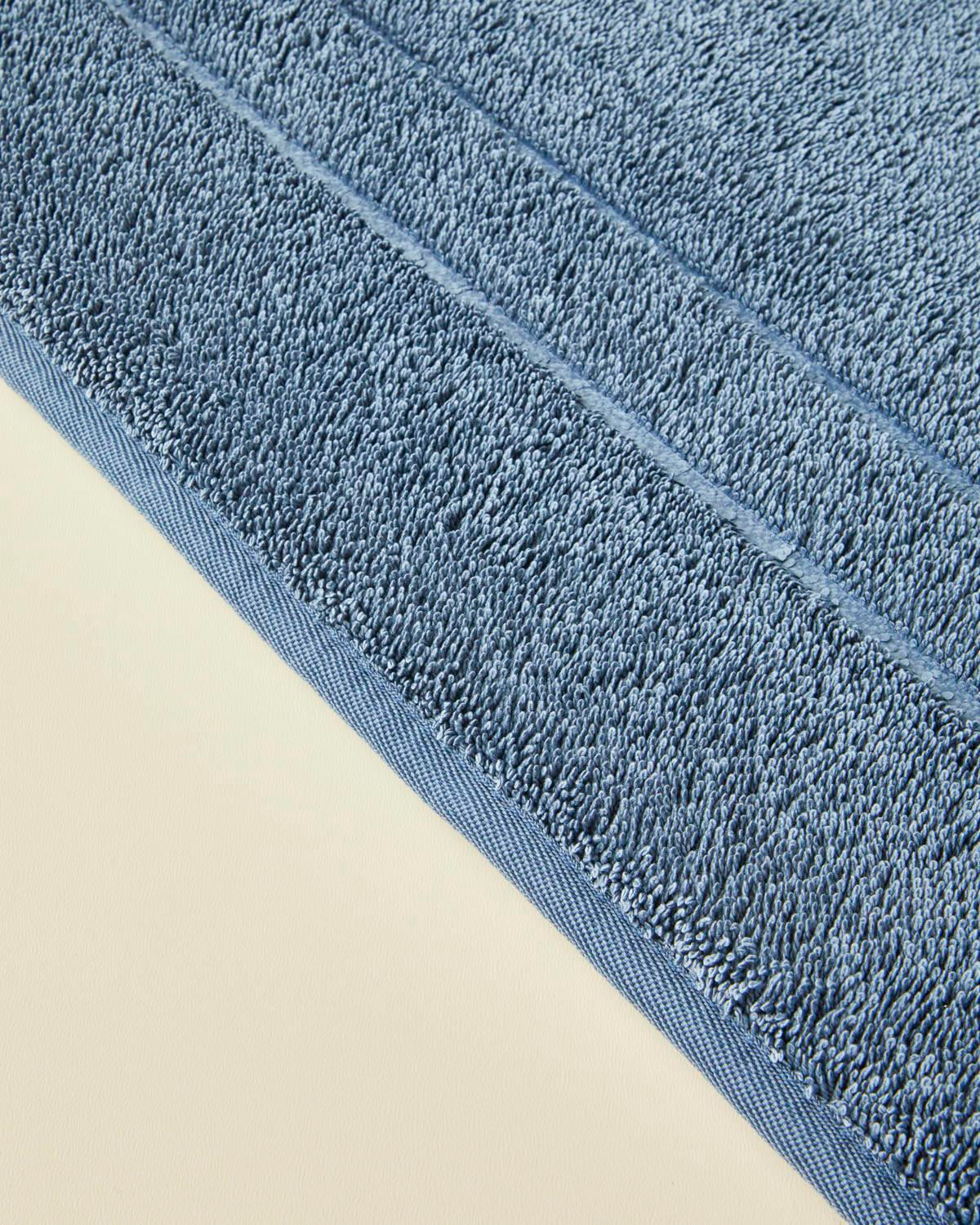 Premium Soft Step Non Slip Bath Mat 50x80cm Blue