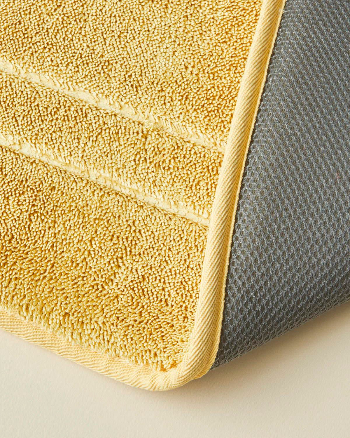 Professional Grade Non Slip Bathroom Mat Yellow