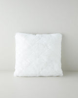 Premium Soft Touch Rabbit Plush Cushion Cover - White Decorative Home Accent