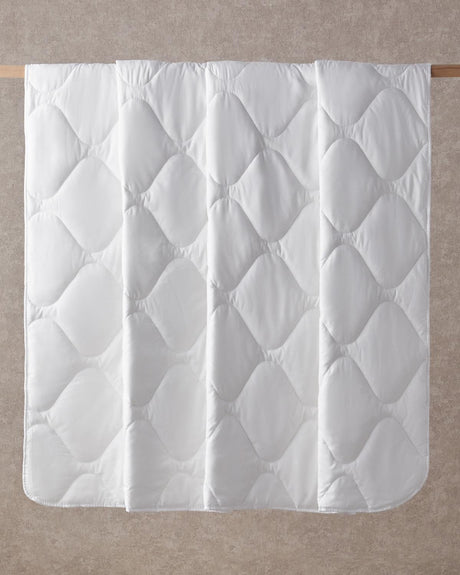 Professional-Grade Microfiber Double Bed Duvet Comforter - Ecru