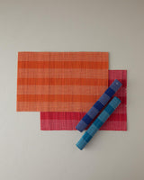 Four-Piece-Colorful-Bamboo-Placemat-Set-Durable-Tableware