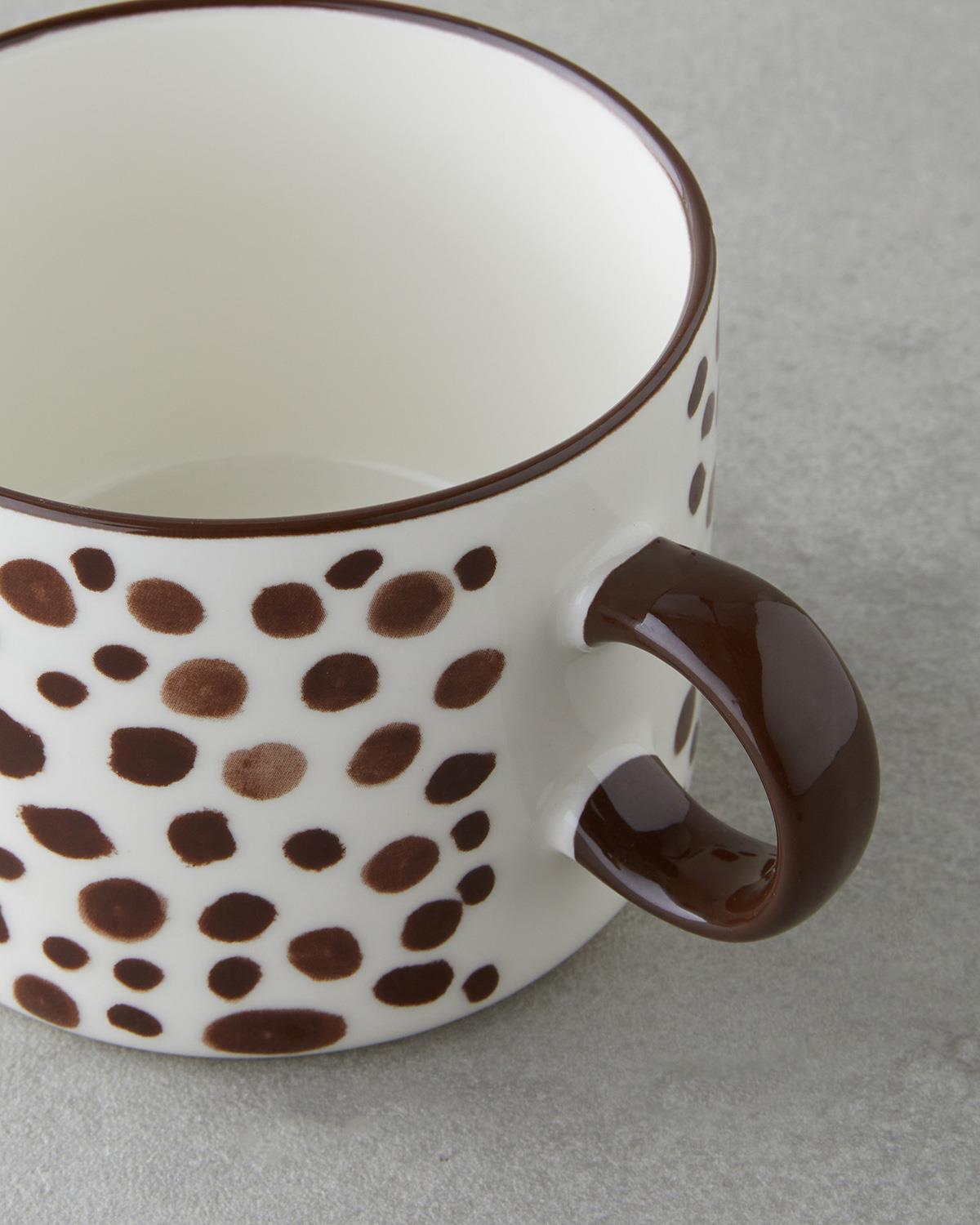 Professional New Bone China Mug Brown Soulstone Design