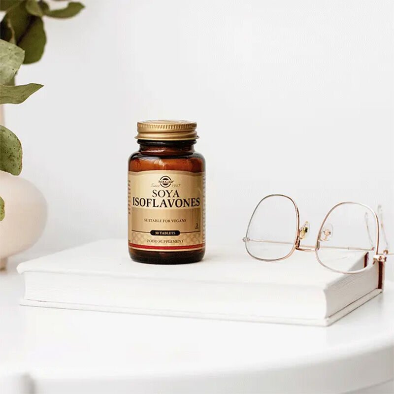 Soy Isoflavones Supplement - Daily Wellness Support Tablets - TryAladdin