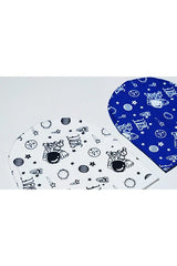 Space Print 100% cotton Baby & Kids Beanie Set - 2 Pack - TryAladdin
