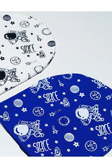 Space Print 100% cotton Baby & Kids Beanie Set - 2 Pack - TryAladdin