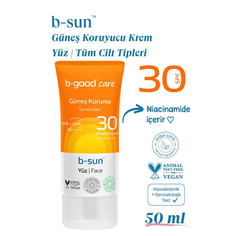 SPF 30 Broad Spectrum Face & Neck Sunscreen - Nourishing, Lightweight Cream - TryAladdin