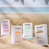 SPF 30+ Shimmer Sunscreen Stick - Hydrating Face & Body UVA/UVB & Blue Light Protection - TryAladdin