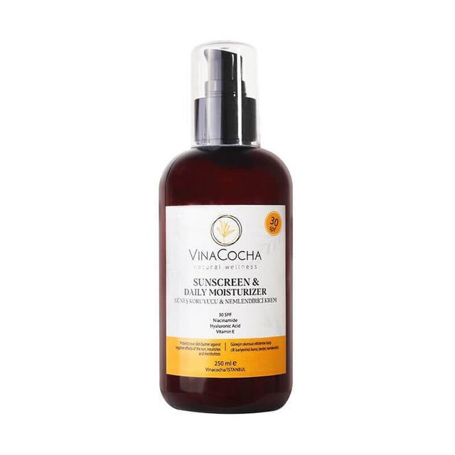 SPF 30 Sunscreen Cream - Hydrating & Smoothing with Niacinamide & Hyaluronic Acid - TryAladdin