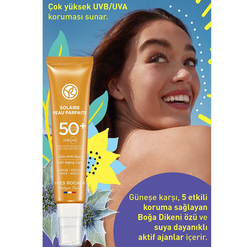 SPF 50 Anti - Aging Sun Cream - Spot Correcting & Hydrating Formula - TryAladdin