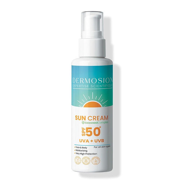 SPF 50+ Broad Spectrum Sunscreen Cream - Hydrating & Anti - Aging Formula - TryAladdin