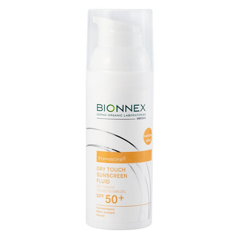 SPF 50+ Dry Touch Sunscreen Fluid with Vitamin E - Mattifying & Water Resistant - TryAladdin