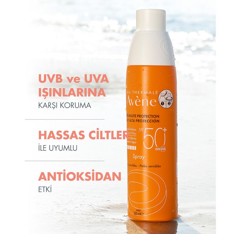 SPF 50+ High Protection Sunscreen Spray - Face & Body Hydrating & Water Resistant - TryAladdin