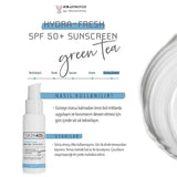 SPF 50 Hydrating & Brightening Sunscreen Cream with Hyaluronic Acid & Green Tea - TryAladdin