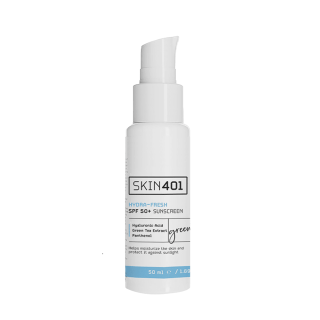 SPF 50 Hydrating & Brightening Sunscreen Cream with Hyaluronic Acid & Green Tea - TryAladdin