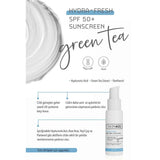 SPF 50 Hydrating & Brightening Sunscreen Cream with Hyaluronic Acid & Green Tea - TryAladdin