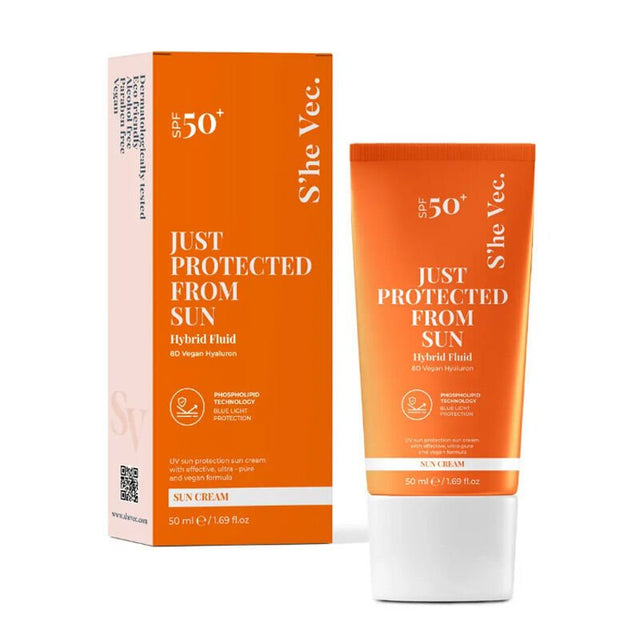 SPF 50+ Sun Cream - UVA/UVB & Blue Light Protection with Hyaluronic Acid - TryAladdin