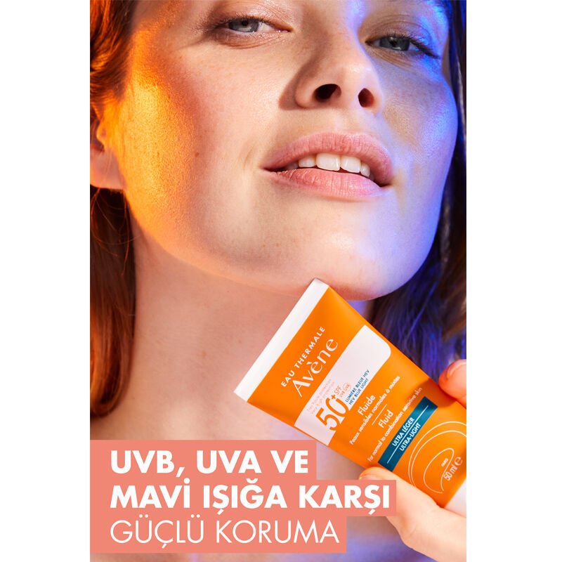SPF 50+ Sun Fluid - Ultra - Light, Matte Finish UVA/UVB/Blue Light Protection - TryAladdin