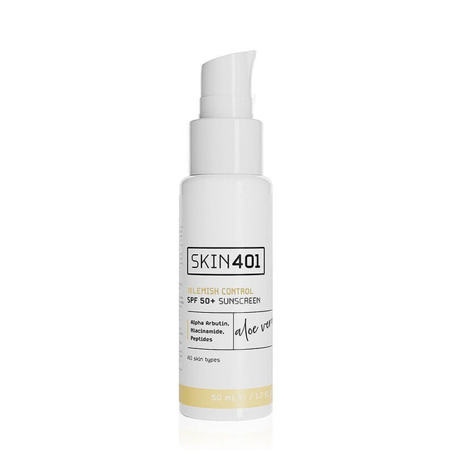 SPF 50+ Sunscreen - Blemish Control & Hydrating with Aloe Vera - TryAladdin