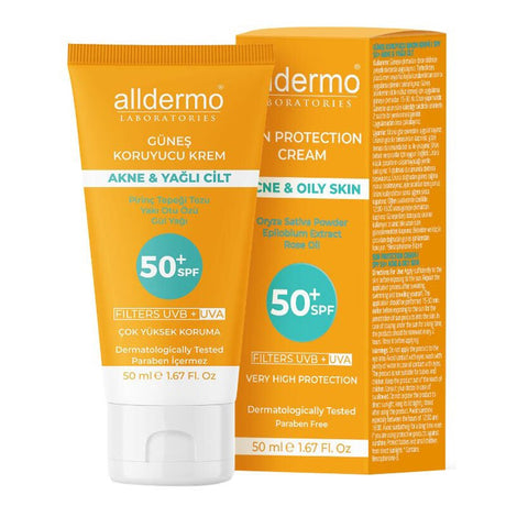 SPF 50+ Sunscreen Cream - Pore - Tightening & Oil - Balancing for Oily Skin - TryAladdin