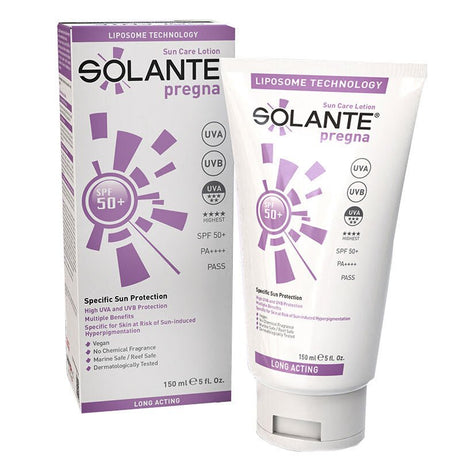 SPF 50+ Sunscreen Lotion - Spot Care for Sensitive Expectant Skin, Oil - Free - TryAladdin