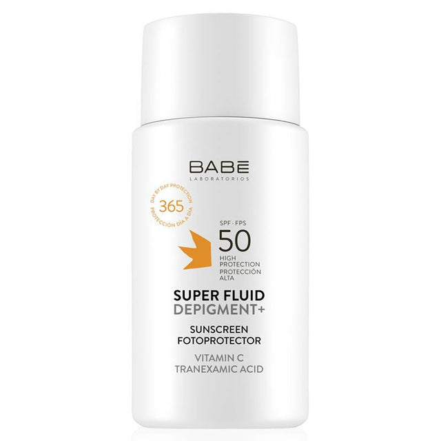 SPF 50+ Super Fluid Sunscreen - Dark Spot Care, Vitamin C & Tranexamic Acid - TryAladdin