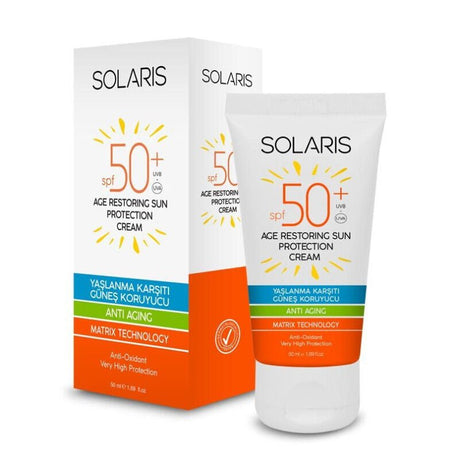 SPF 50+ UVA/UVB Anti - Aging Sunscreen Cream with Ceramides & Ribose - TryAladdin