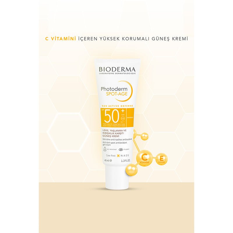 SPF50+ Anti - Aging Sunscreen Gel - Cream with Vitamin C, E & Centella Asiatica - TryAladdin