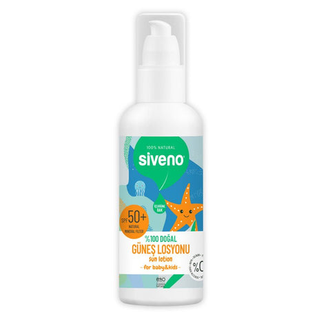 SPF50+ Natural Mineral Sun Lotion - High Protection for Sensitive Skin - TryAladdin