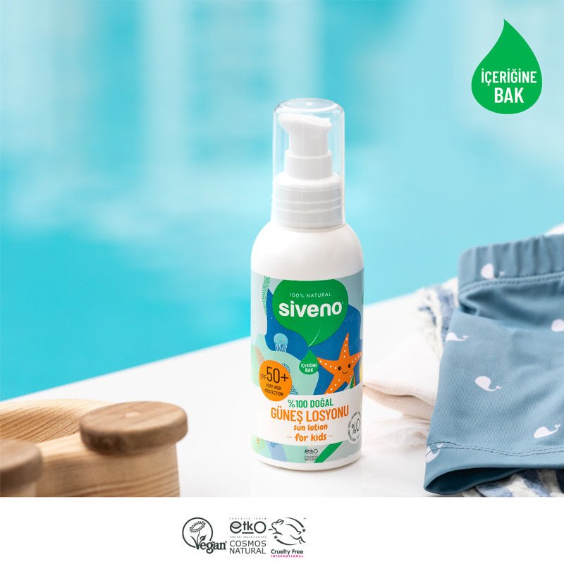 SPF50+ Natural Mineral Sun Lotion - High Protection for Sensitive Skin - TryAladdin