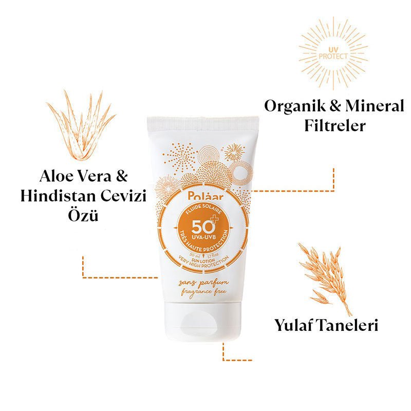 SPF50+ Very High Sun Cream - Anti - Aging, Water - Resistant Protection - TryAladdin