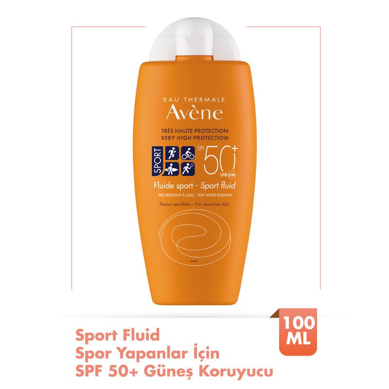Sport Fluid Sunscreen SPF 50+ - High Protection for Sensitive, Active Skin - TryAladdin