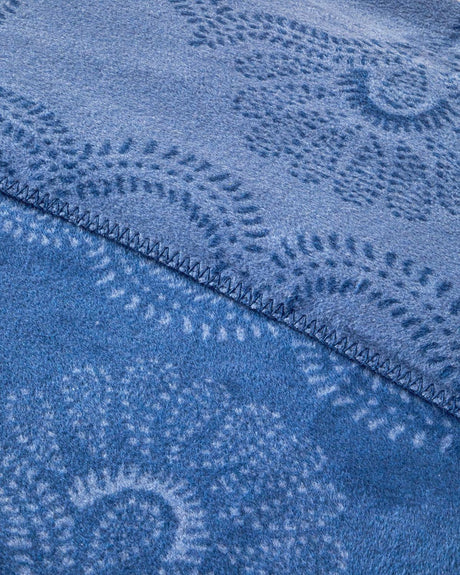 Premium-Cotton-Double-Bed-Blanket-Soft-Blue