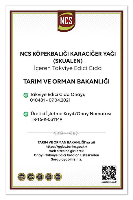 Squalene Shark Liver Oil 1000mg - 90 Softgels - TryAladdin