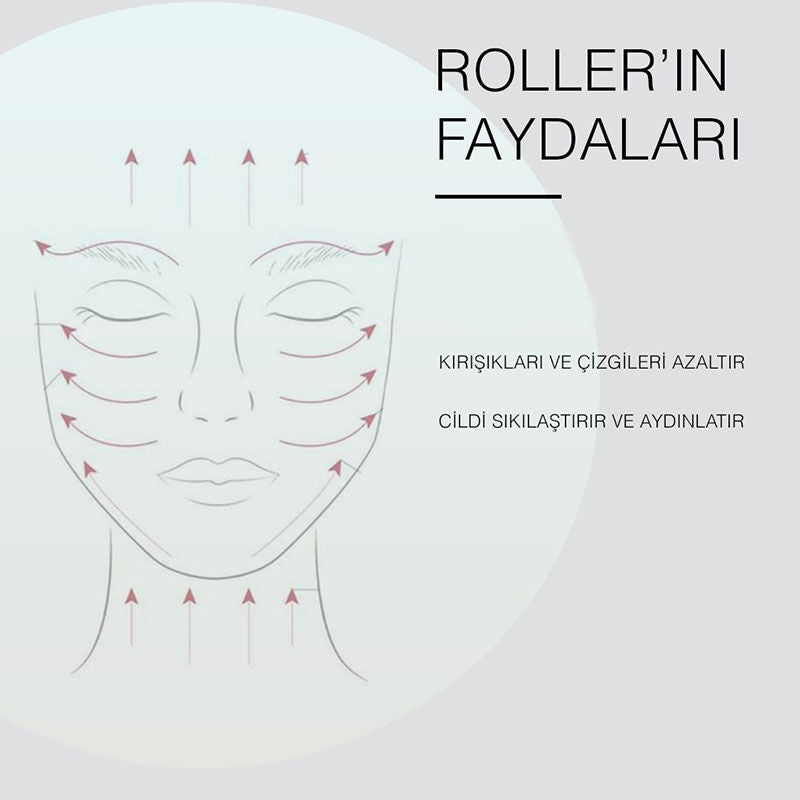 Stainless Steel Dual Head Facial Skincare Roller - TryAladdin