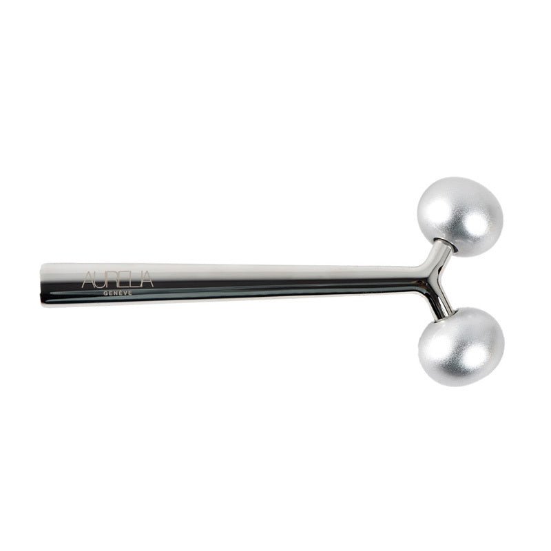 Stainless Steel Face & Neck Roller for Skin Rejuvenation - TryAladdin