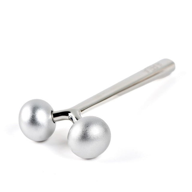 Stainless Steel Face & Neck Roller for Skin Rejuvenation - TryAladdin