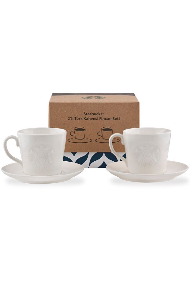 Starbucks Premium Turkish Coffee Demitasse Cup Set - 2 - Piece - TryAladdin