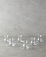 Premium Silver 12-Piece Tea Set - 6 Person Service - 140ml Capacity