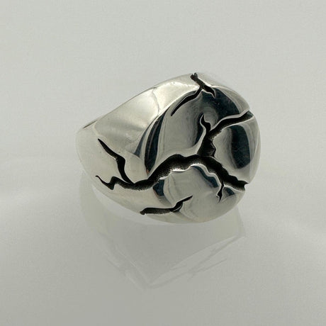 Sterling Silver Unisex Classic Ring