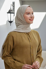 Stone Color Jersey Shawl - Soft, Flexible & Non - Slip - TryAladdin