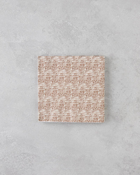 Bulk Brown Straw Line Paper Napkins 33x33cm 20 Pack