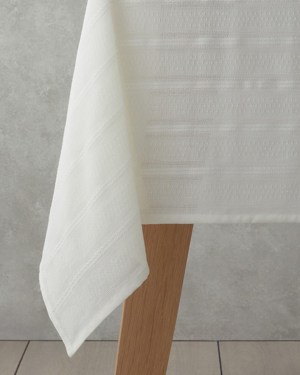 Professional Cream Cotton Tablecloth 140x200